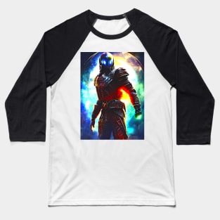 Human/Alien War - The Time Traveler - AI Generated Sci Fi Concept Art - Baseball T-Shirt